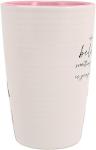 Pavilion Gift Company - Always Believe 17-ounce Cup, Floral Pattern Coffee Mug, Butterfly Coffee Cup, Spring Summer Kitchen Ideas, Inspirational Gifts Microwave & Dishwasher Safe, 1 Count, Cream