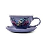 Silver Buffalo Alice in Wonderland Oh My Boxed Ceramic Teacup and Saucer, 12 Ounces