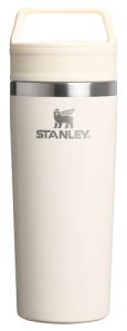STANLEY Cafe To Go Travel Mug 16 oz | Leakproof Two-Part Drink Through Lid | Tumbler Cup for Coffee, Tea and Drinks | Insulated Stainless Steel Coffee Mug | BPA-Free | Cream Gloss