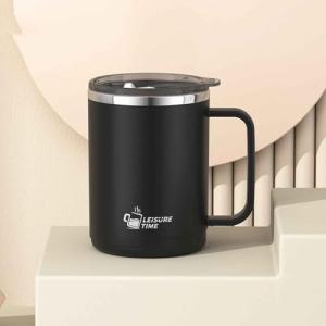 Reusable Coffee Mug, Insulated Stainless Steel Travel Cup with Vacuum Heat Insulation, BPA-Free, 16.9Ounces