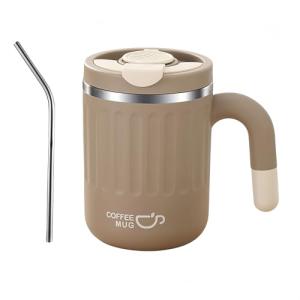 HOORMED 16oz Insulated Coffee Mugs - Office Friendly