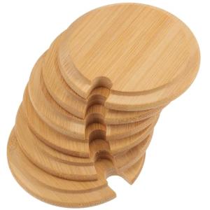 Bamboo Mug Lid Set for Airtight Sealing