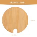 Bamboo Mug Lid Set for Airtight Sealing