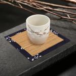 Bamboo Woven Coasters - Eco-Friendly Tea Cup Mats