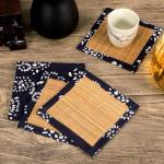 Bamboo Woven Coasters - Eco-Friendly Tea Cup Mats