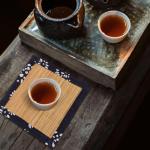Bamboo Woven Coasters - Eco-Friendly Tea Cup Mats