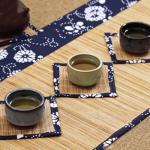Bamboo Woven Coasters - Eco-Friendly Tea Cup Mats