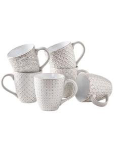 DOWAN 19 oz Ceramic Coffee Mugs Set of 6