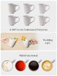 DOWAN 19 oz Ceramic Coffee Mugs Set of 6