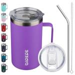 Insulated 25oz Stainless Steel Coffee Mug, Purple