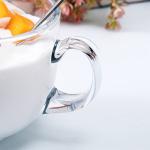 Clear Glass Coffee Mugs Set of 2 – 14.8 oz