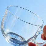 Clear Glass Coffee Mugs Set of 2 – 14.8 oz