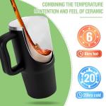 Zukro 24 oz Insulated Tumbler with Handle
