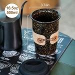 Cormomu Travel Coffee and Tea Mug, 16.5 oz