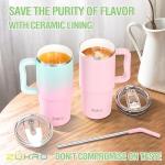 Zukro 24 oz Insulated Tumbler with Handle