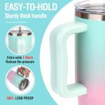 Zukro 24 oz Insulated Tumbler with Handle