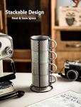 Gomakren Stackable Halloween Coffee Mugs Set of 4