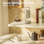 Sweese 4-Piece Stackable Porcelain Espresso Cups Set