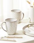 Set of 4 Microwave Safe Ceramic Coffee Mugs