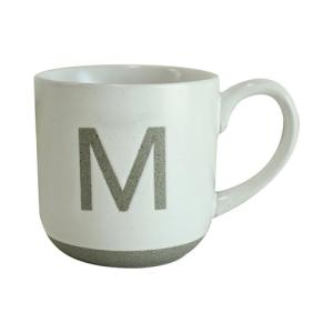 Personalized 15oz Matte Sandstone Letter Mug