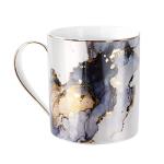 Marble Ceramic Coffee Mug and Tea Cup, 14 OZ
