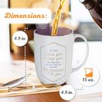 Christian Art Gifts Inspirational Ceramic Coffee Mug