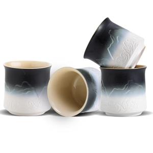 ZENS Japanese Gradient Ceramic Tea Cup Set