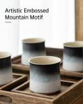 ZENS Japanese Gradient Ceramic Tea Cup Set