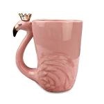 Cute Pink Flamingo Coffee Mug, 16 oz
