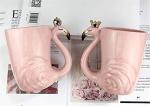 Cute Pink Flamingo Coffee Mug, 16 oz