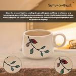 Elegant Handmade Tea Set with 6 Porcelain Cups