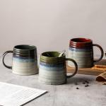 Large Light Green Ceramic Coffee Mug, 16oz