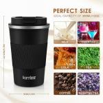 KETIEE 12oz Insulated Travel Coffee Mug