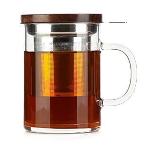 Extra Large Glass Tea Cup with Infuser