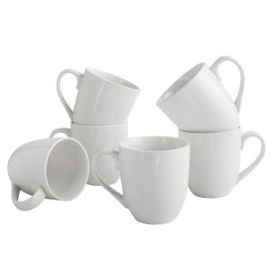 Set of 6 Large Ceramic Coffee Mugs