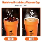 Cheerful Goat Insulated Stainless Steel Coffee Mug