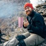 24 oz Stainless Steel Travel Mug with Handle