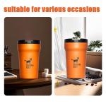 Cheerful Goat Insulated Stainless Steel Coffee Mug