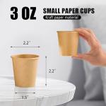 300 Pack Disposable 3 oz Paper Cups