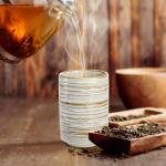 Set of 4 Japanese Ceramic Teacups, 11 Oz