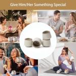 Cute Retro Grey Ceramic Tea Cup Set 4pcs