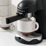 Large Stackable Ceramic Coffee Mugs Set of 4