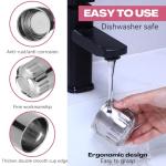 LemonRoad 12 Pack Stainless Steel Espresso Cups