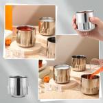 LemonRoad 12 Pack Stainless Steel Espresso Cups