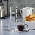 Gibson Soho Stackable Glass Espresso Cups Set