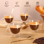 Double Wall Espresso Cups Set of 4