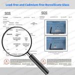 16 oz Glass Coffee Mugs Set of 6