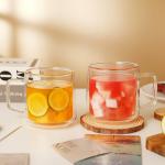 Double Walled Glass Coffee Mugs - 4-Pack