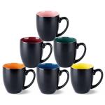 GBHOME 16oz Set of 6 Large Ceramic Mugs