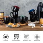 GBHOME 16oz Set of 6 Large Ceramic Mugs